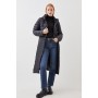 Real Down Packable Knee Length Coat