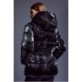 High Shine Hooded Detachable Puffer Coat