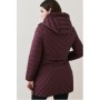 Berry Plus Size Down Filled Puffer Packable Midi Coat