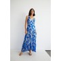 Sparkle Jacquard Ruffle Maxi Dress