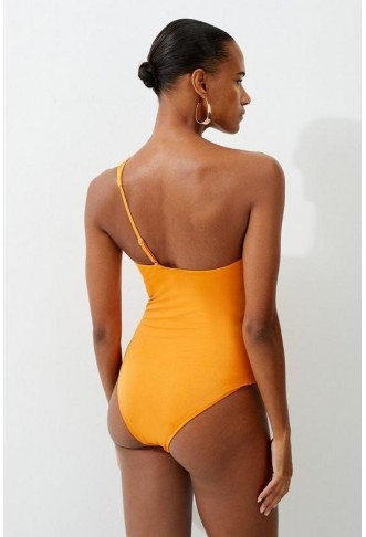 Slinky Cut Out Asymmetric Swimsuit