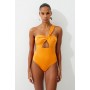 Slinky Cut Out Asymmetric Swimsuit