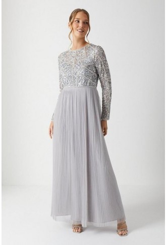 Pearl Embellished Long...