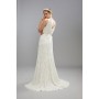 Premium Corded Embroidery Bridal Maxi Dress With Belt