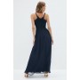 Petite Twist Bardot Chiffon Maxi Dress