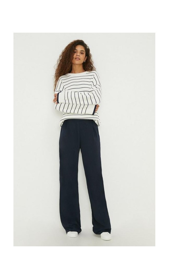 Tall Pull On Wide Leg Trousers