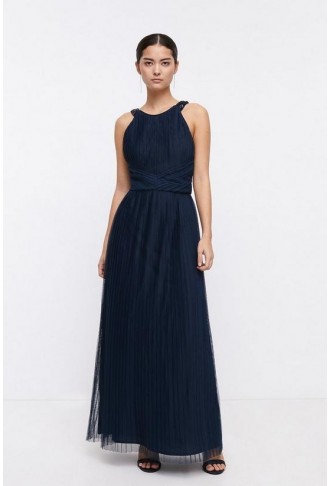 Petite All Over Pleated...