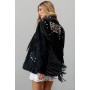 Real Suede Bridal Embellished Fringe Jacket