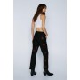 Suede Star Flare Trousers