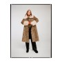 Plus Size Premium Wool Blend Animal Swing Coat