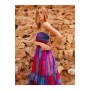 Tie Dye Tulle Bandeau Maxi Dress