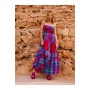 Tie Dye Tulle Bandeau Maxi Dress