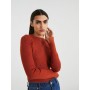 Ribbed Knit Crew Jumper