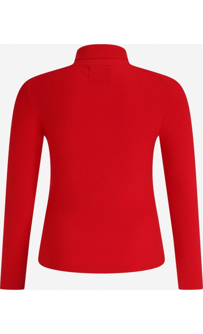 Calvin Klein Jeans Curve Sweater in Red