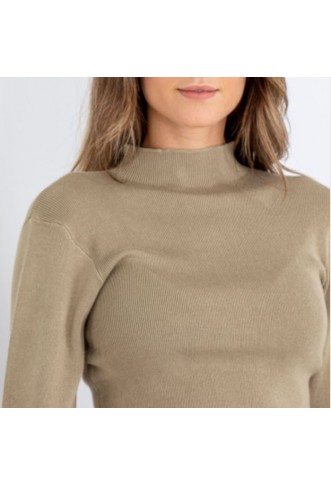 HIGH NECK KNITTED HIGH NECK KNIT