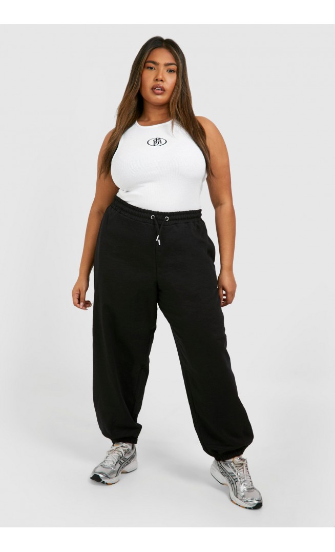 PLUS BASIC CUFFED HEM JOGGERS