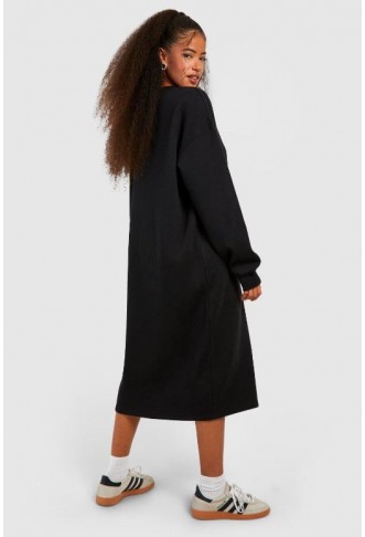 Super Oversized Midi Sweat Dress