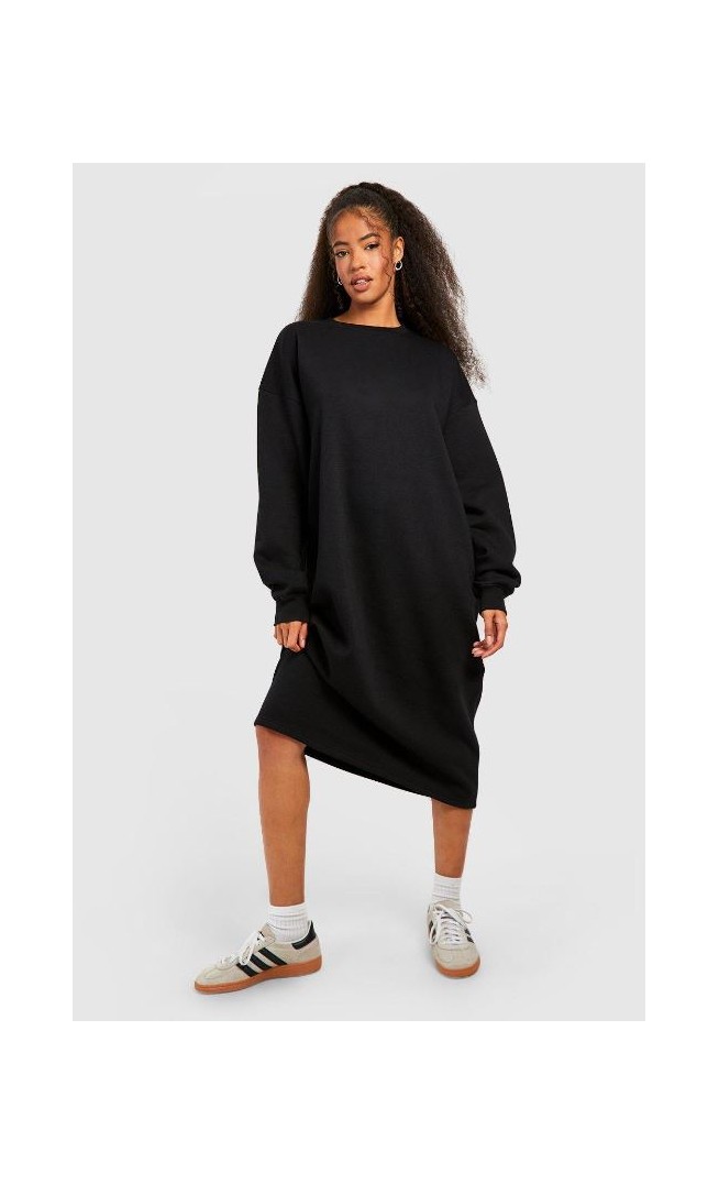 Super Oversized Midi Sweat Dress