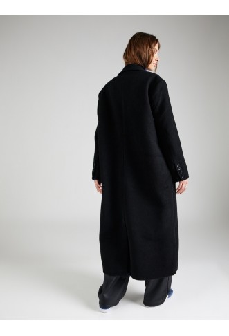 Warehouse Between-Seasons Coat 'Crombie' in Black