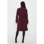 Berry Smart Wrap Belted Coat