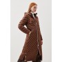 Real Down Packable Knee Length Coat