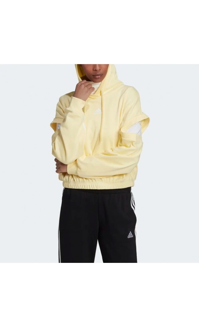 Hyperglam 3-Stripes with Cutout Detail Sweatshirt