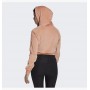 Velour Crop Full-Zip Hoodie