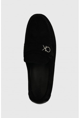 Calvin Klein suede loafers DRIVING SHOE BOLD LOGO