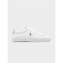 Mens Sayer Vulcanized Sneaker in White