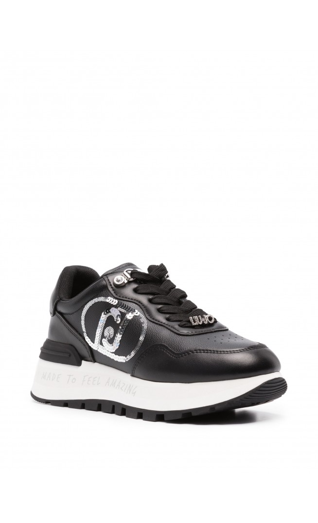 LIU JO logo-embellished lace-up sneakers