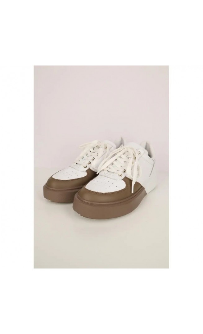 Leather trainers Aigner