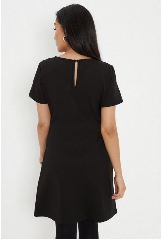 Petite Premium Ponte Side Pocket Shift Dress