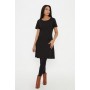 Petite Premium Ponte Side Pocket Shift Dress