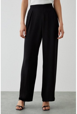 Pull On Wide Leg Trouser