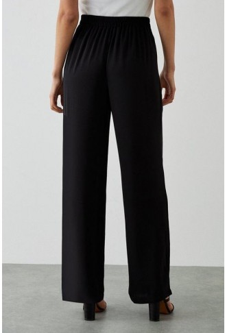 Pull On Wide Leg Trouser