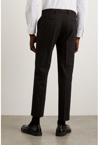 Skinny Fit Black Essential Suit Trousers