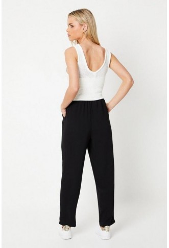 Petite Textured Slim Leg Jogger