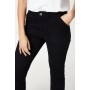 Petite Pocket Detail Mid Rise Slim Leg Jeans