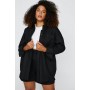 Plus Size Oversized Poplin Shirt