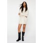 Brushed Knit Crew Neck Jumper Dress