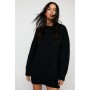 Brushed Knit Crew Neck Jumper Dress