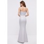 Structured Satin Cowl Neck Bridesmaid Fishtail Maxi