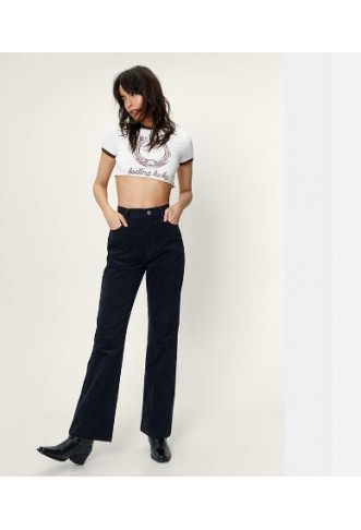 Corduroy High Waisted...