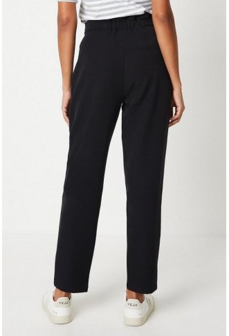 Belted Waist Tapered Trouser