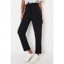 Belted Waist Tapered Trouser