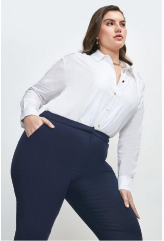 Plus Size Essential Techno Woven Trouser