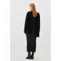 Premium Alpaca Wool Blend Mid Weight Knit Longline Cardigan