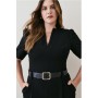 Plus Size Forever Belted Jumpsuit