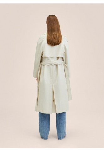 Oversize water-repellent trench coat