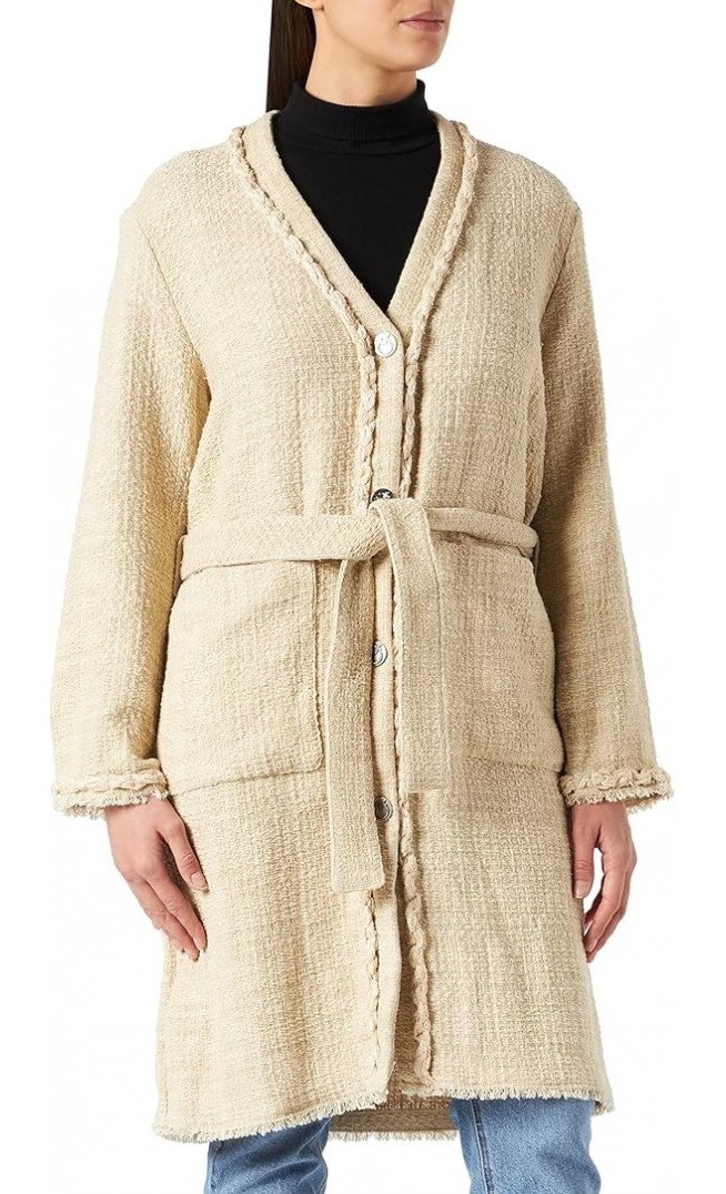 Pinko Coat Women Sassari Spolvero Stuoia Maltin